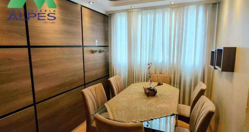 Apartamento com 3 dormitórios à venda, 67 m² por r$ 365.000,00 - xaxim - curitiba/pr