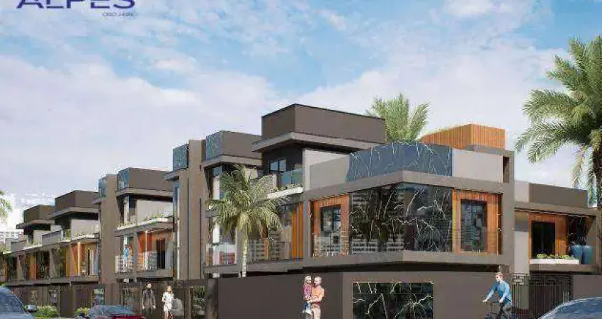 Sobrado esquina com 3 dormitórios à venda, 127 m² por r$ 1.290.000 - xaxim - curitiba/pr