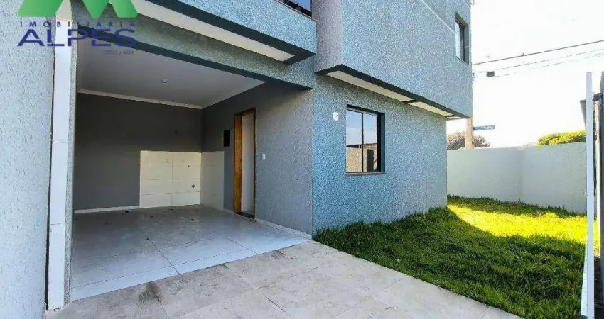 Sobrado com 3 dormitórios à venda, 80 m² por r$ 440.000,00 - sítio cercado - curitiba/pr