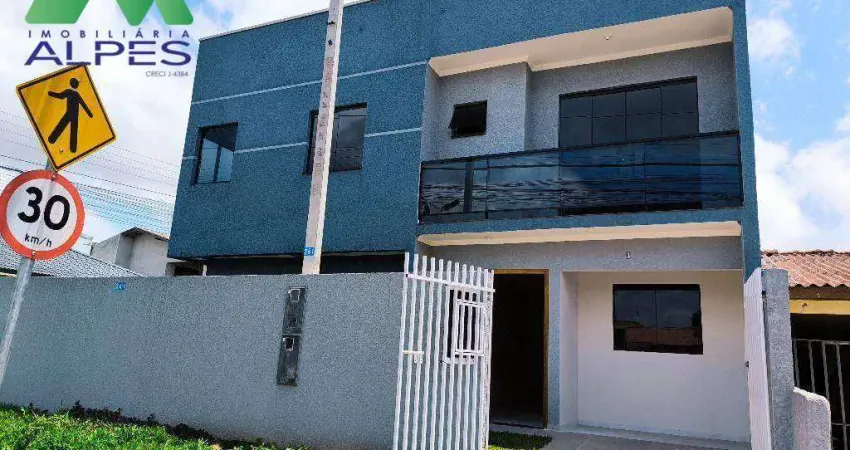 Sobrado com 2 dormitórios à venda, 63 m² por r$ 380.000,00 - sítio cercado - curitiba/pr