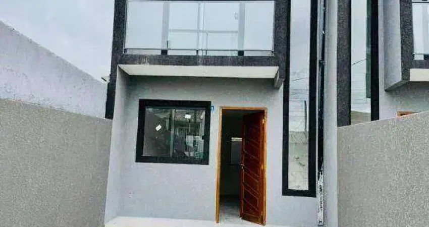 Sobrado com 3 dormitórios à venda, 73 m² por R$ 410.000,00 - Campo de Santana - Curitiba/PR