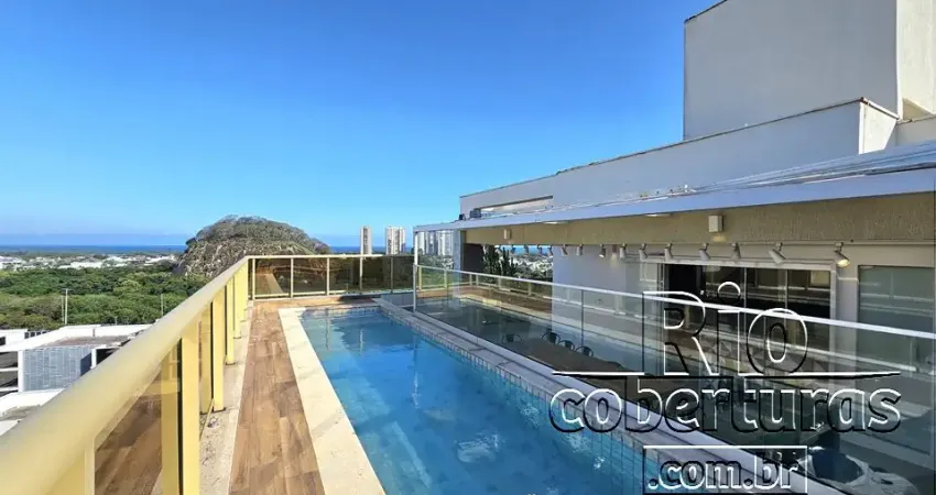 Cobertura à venda na Barra da Tijuca. Projeto contemporâneo