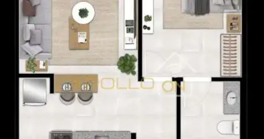 Apartamento com 1 quarto à venda no Embaré, Santos 