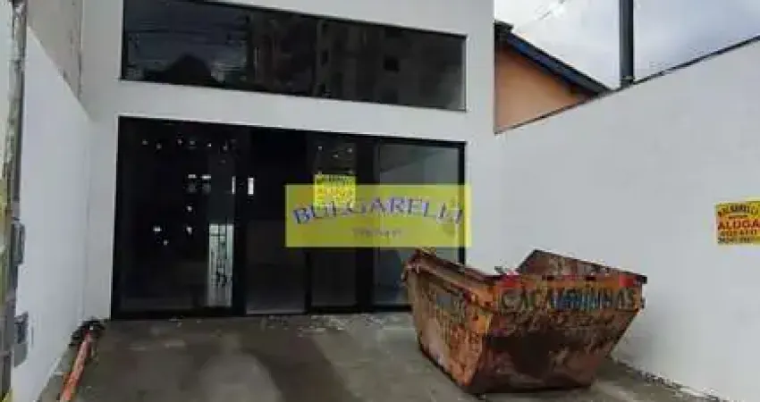 Salão novo para locação 200m² ac , ótima localização rua retiro , vila virgínia, jundiaí, sp