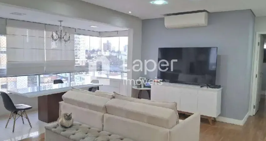 Lindo apartamento com 104 m², 3 quartos e 2 vagas à venda na vila romana.