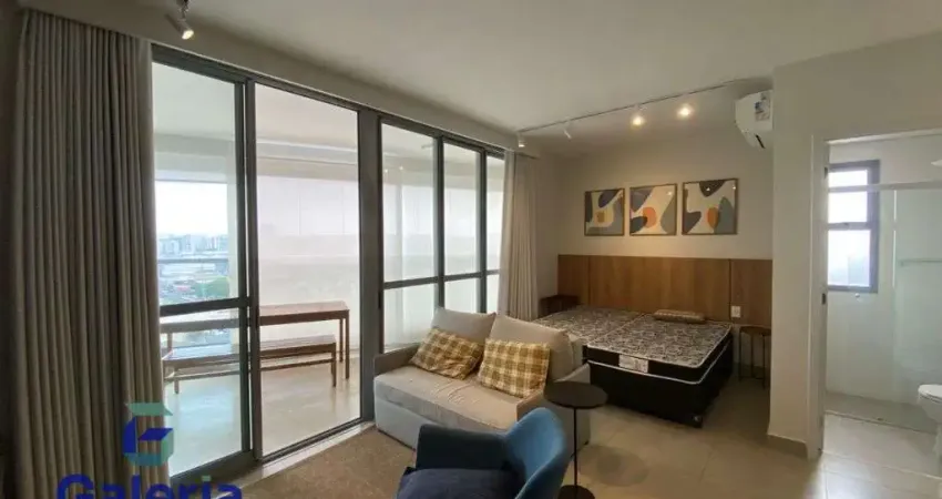 Apartamento flat mobiliado para alugar, 53m² - alto da boa vista