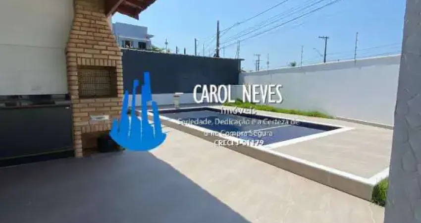 CASA NOVA 3 DORMITÓRIOS LADO PRAIA PISCINA FINANCIAMENTO BANCÁRIO ITANHAÉM