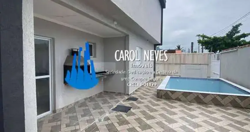 CASA NOVA 2 DORMITORIOS 1 SUITE LADO PRAIA FINANCIAMENTO BANCARIO ITANHAEM