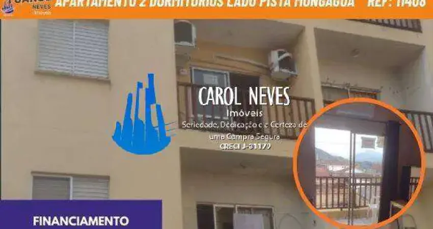 Apartamento 2 dormitorios financiamento bancario lado pista mongagua