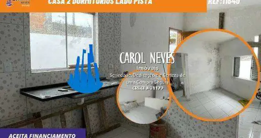 CASA 2 DORMITORIOS LADO PISTA FINANCIAMENTO BANCARIO MONGAGUA