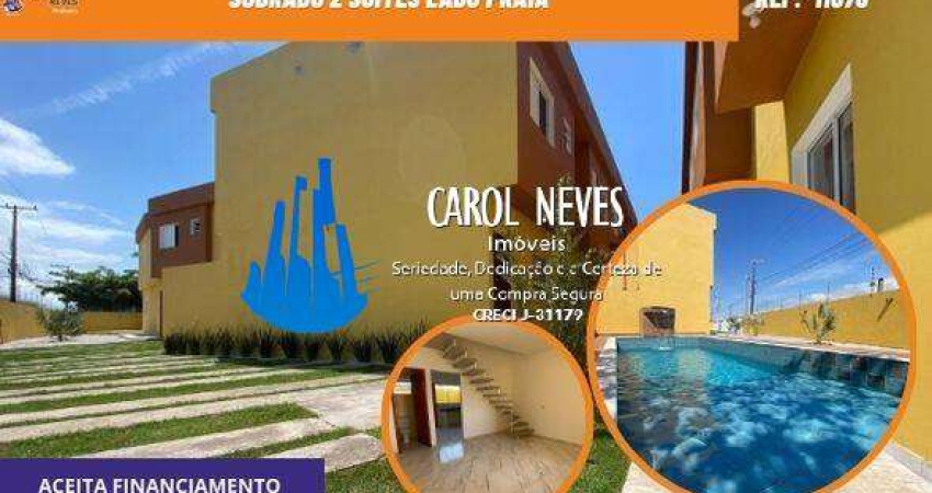 SOBRADO 2 SUITES LADO PRAIA FINANCIAMENTO BANCARIO ITANHAEM