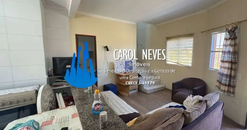 Sobrado condominio fechado lado pista 2 dormitorios parcelamento mongagua