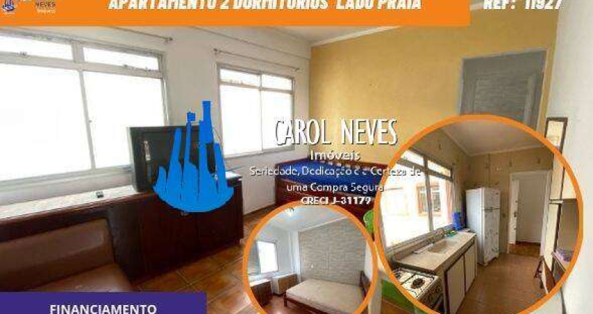 APARTAMENTO 2 DORMITORIO FINANCIAMENTO LADO PRAIA MONGAGUA