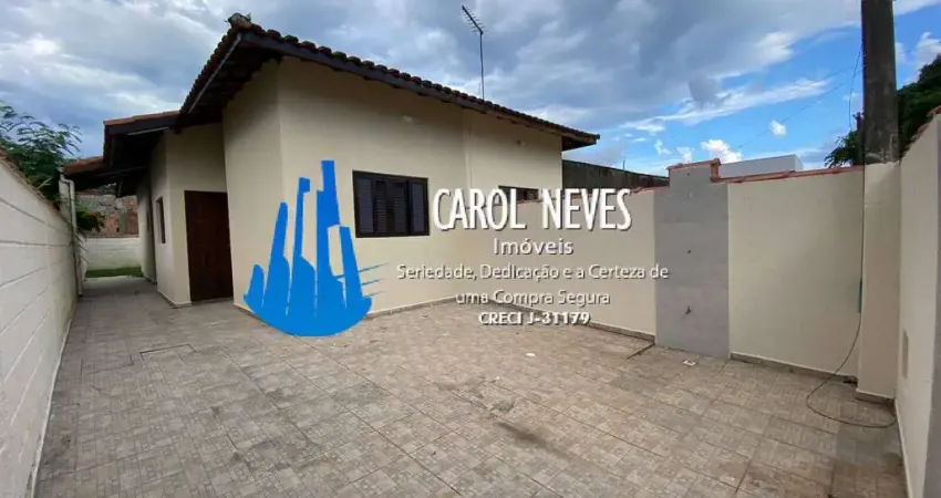 Casa 2 dormitorios lado pista financiamento bancario tropical itanhaem