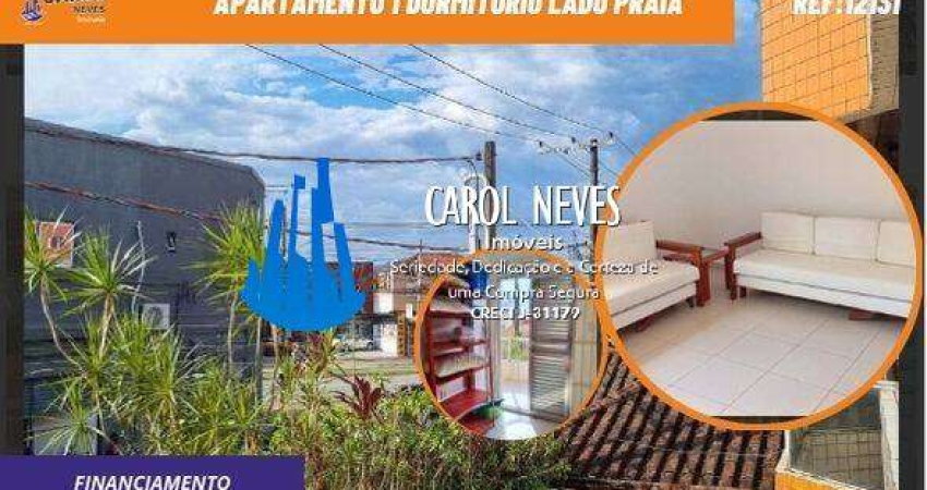 APARTAMENTO 1 DORMITORIO LADO PRAIA FINANCIAMENTO PRAIA GRANDE
