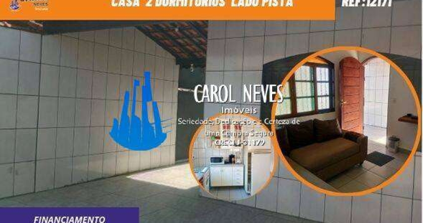 CASA 2 DORMITORIOS SUITE LADO PISTA FINANCIAMENTO MONGAGUA