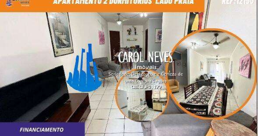 APARTAMENTO 2 DORMITORIOS SUITE LADO PRAIA FINANCIAMENTO PRAIA GRANDE