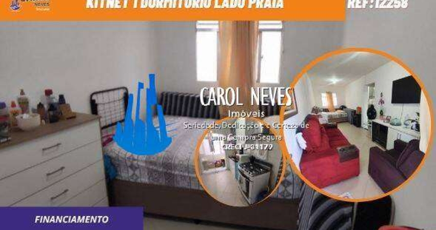 KITNET 1 DORMITORIO LADO PRAIA FINANCIAMENTO PRAIA GRANDE AVIACAO