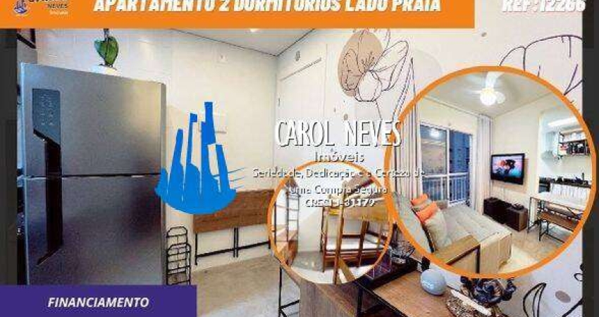 APARTAMENTO 2 DORMITORIOS  LADO PRAIA FINANCIAMENTO PRAIA GRANDE