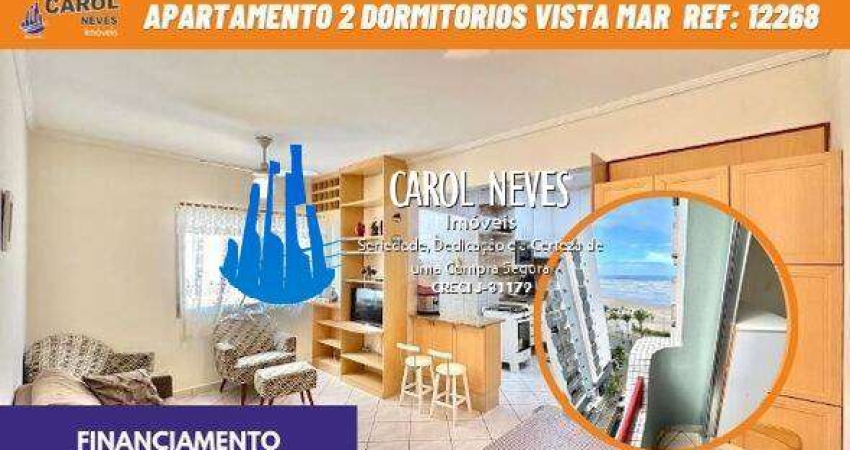 APARTAMENTO 2 DORMITORIOS VISTA MAR FINANCIAMENTO BANCARIO PRAIA GRANDE