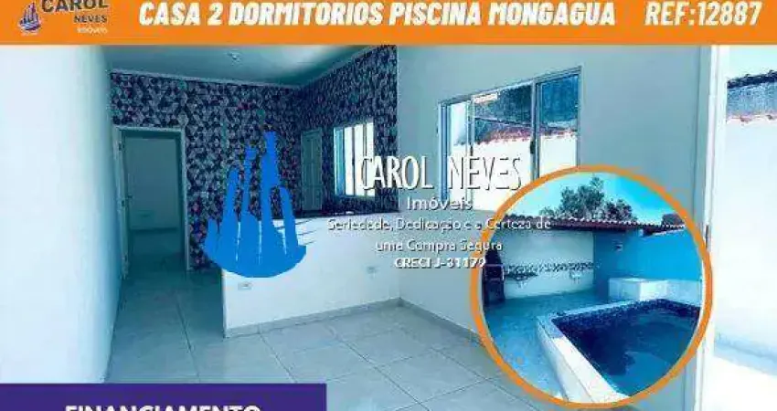 CASA 2 DORMITORIOS PISCINA FINANCIAMENTO BANCARIO PLATAFORMA II