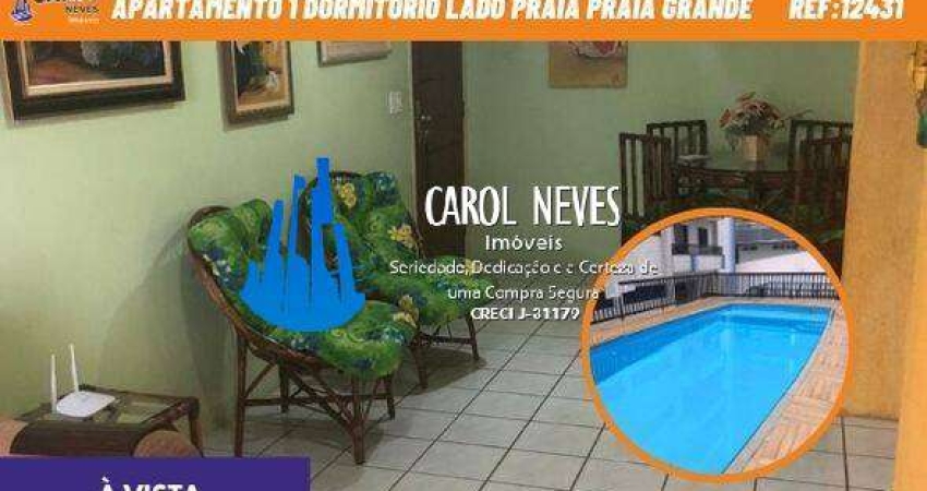 APARTAMENTO 1 DORMITORIO PISCINA LADO PRAIA VENDA PRAIA GRANDE