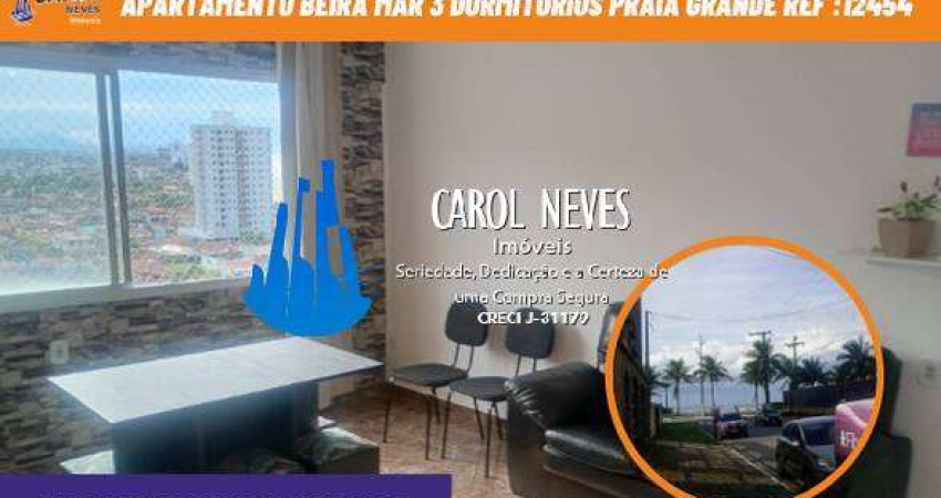 APARTAMENTO 3 DORMITORIOS BEIRA MAR FINANCIAMENTO BANCARIO PRAIA GRANDE