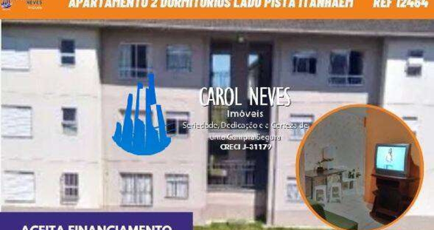 APARTAMENTO 2 DORMITORIOS LADO PISTA FINANCIAMENTO BANCARIO ITANHAEM