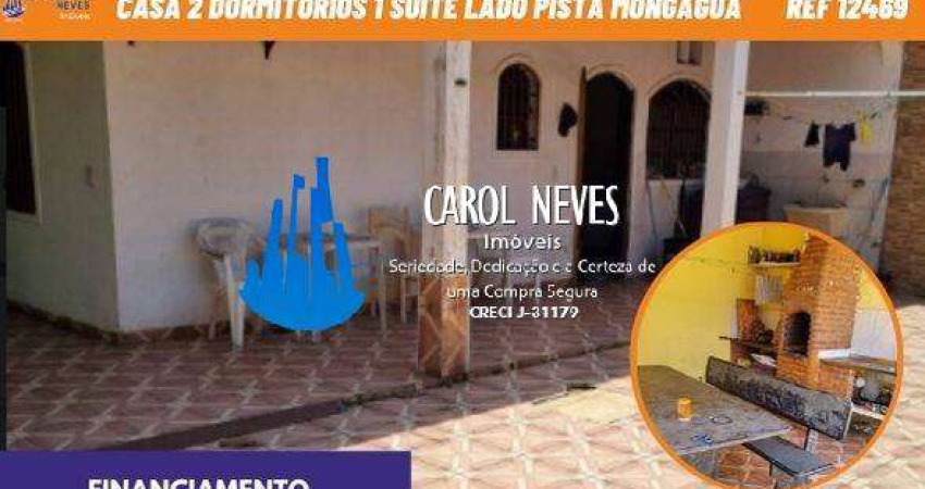 CASA 4 DORMITORIOS 2 SUITE EDICULA LADO PRAIA A VISTA MONGAGUA