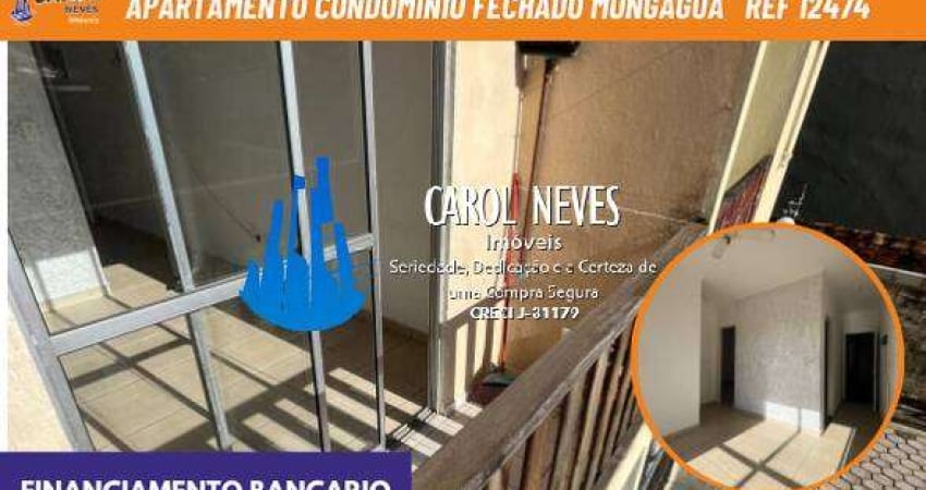 APARTAMENTO 2 DORMITORIOS CONDOMINIO FECHADO MONGAGUA