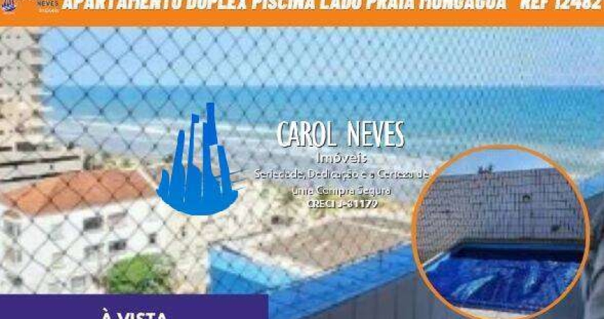 APARTAMENTO DUPLEX 2 DORMITORIOS PISCINA LADO PRAIA A VISTA MONGAGUA
