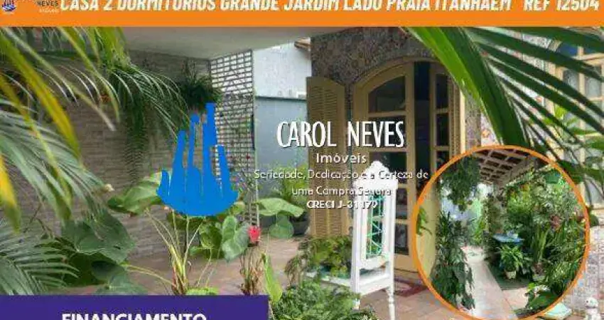 CASA 2 DORMITORIOS PISCINA CHURRASQUEIRA LADO PRAIA A VISTA ITANHAEM
