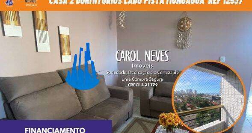 APARTAMENTO 2 DORMITORIOS 1 SUITE LADO PRAIA FINANCIAMENTO MONGAGUA