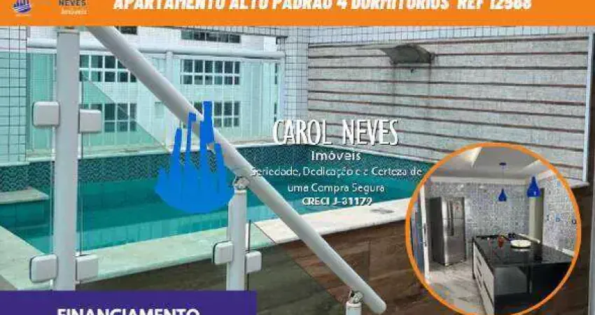 APARTAMENTO ALTO PADRAO 4 DORMITORIOS FINANCIAMENTO BANCARIO MONGAGUA