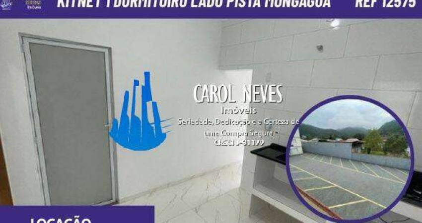 KITNET 1 DORMITORIO CONDOMINIO LADO PISTA LOCACAO MONGAGUA