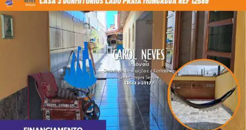CASA 3 DORMITORIOS LADO PRAIA FINANCIAMENTO MONGAGUA
