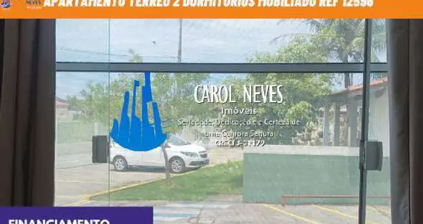 APARTAMENTO TERREO 2 DORMITORIOS MOBILIADO FINANCIAMENTO MONGAGUA