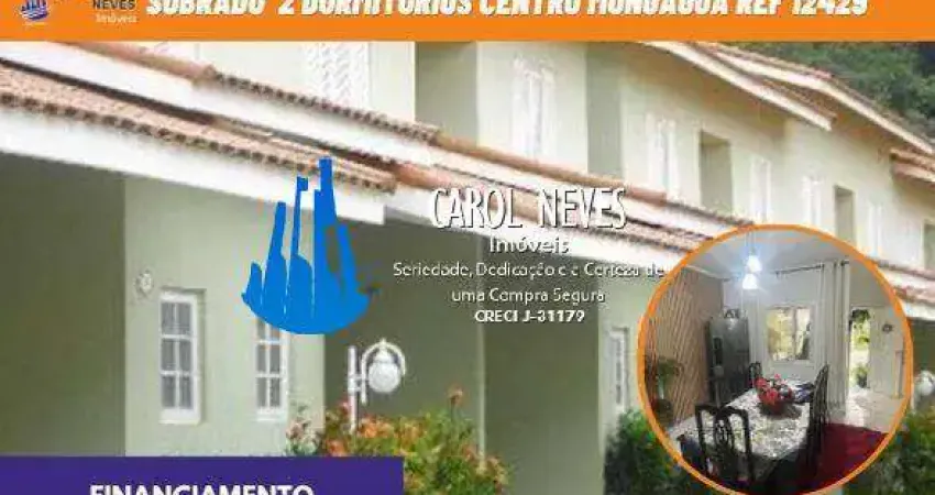SOBRADO CONDOMINIO 2 DORMITORIOS FINANCIAMENTO BANCARIO MONGAGUA