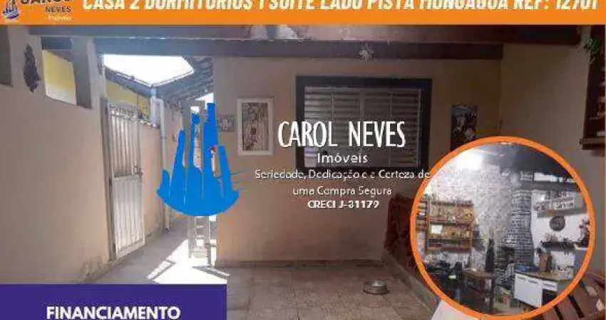 Casa 2 dormitorios 1 suite lado pista repasse de financiamento mongagua