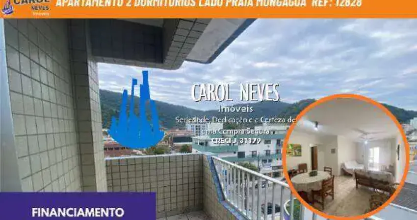 Apartamento 2 dormitorios lado praia financiamento mongagua