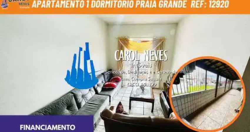 Apartamento 1 dormitorio lado praia financiamento pria grande