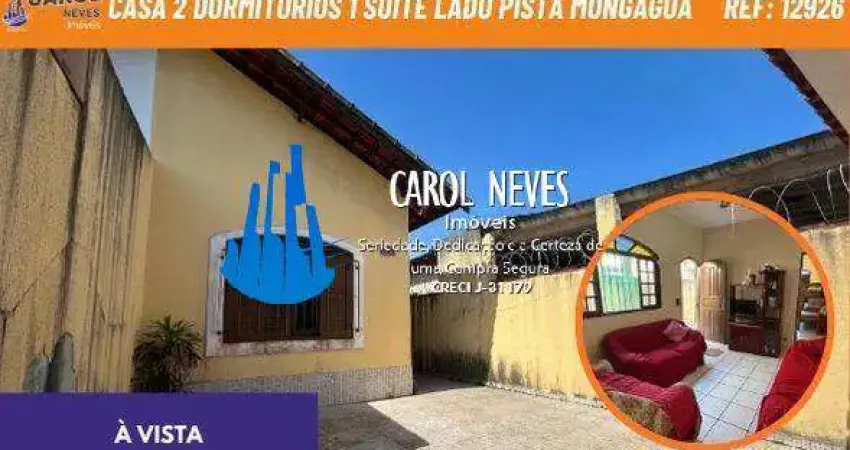 Casa 2 dormitorios 1 suite lado pista financiamento mongagua