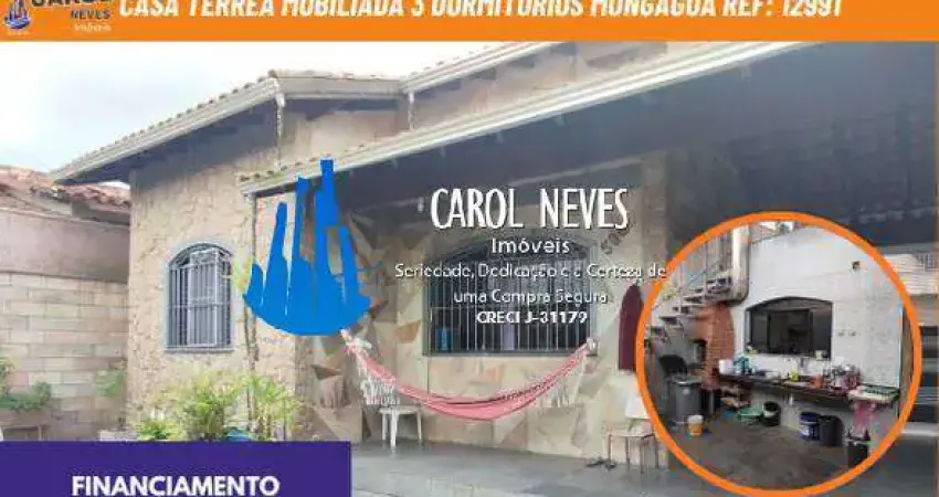 Casa terrea mobiliada 3 dormitorios lado pista financiamento mongagua