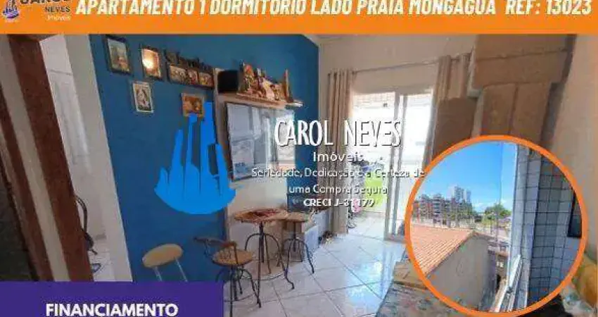 Apartamento 1 dormitorio lado praia financiamento mongagua