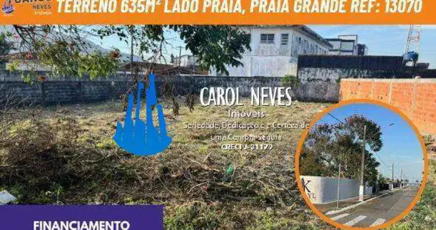 Terreno à venda no Solemar, Praia Grande 