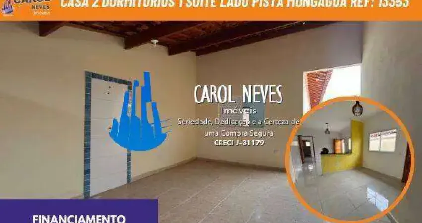 Casa 2 dormitorios 1 suite lado pista financiamento mongagua