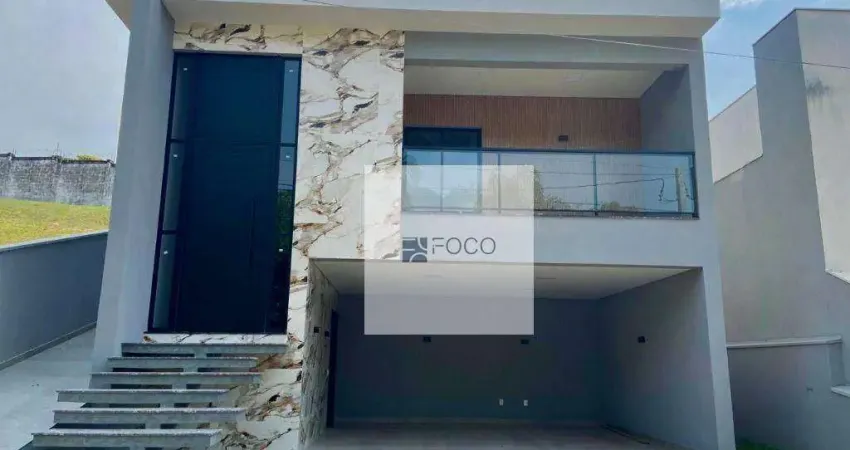 Casa com 3 dormitórios à venda, 198 m² por r$ 1.500.000 - condomínio itatiba country club - itatiba/sp