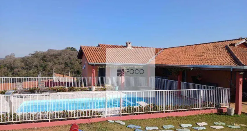 Chácara com 2 dormitórios à venda, 1180 m² por r$ 825.000 - chácara san martin i - itatiba/sp