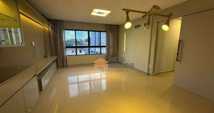 Apartamento com 3 dormitórios sendo 1 suíte e 2 semissuítes à venda, 100 m² por R$ 595.000 - Barro Vermelho - Natal/RN