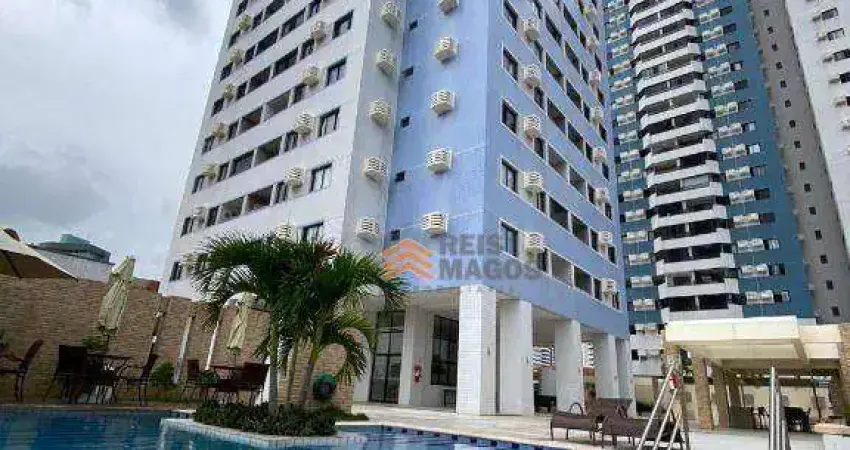Apartamento com 2 dormitórios para alugar, 54 m² por R$ 2.600,00/mês - Lagoa Nova - Natal/RN